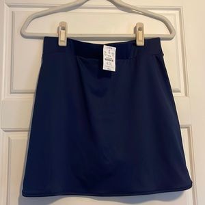 NWT J.Crew Navy Tennis / Golf / Active Skort
